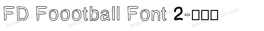 FD Foootball Font 2字体转换